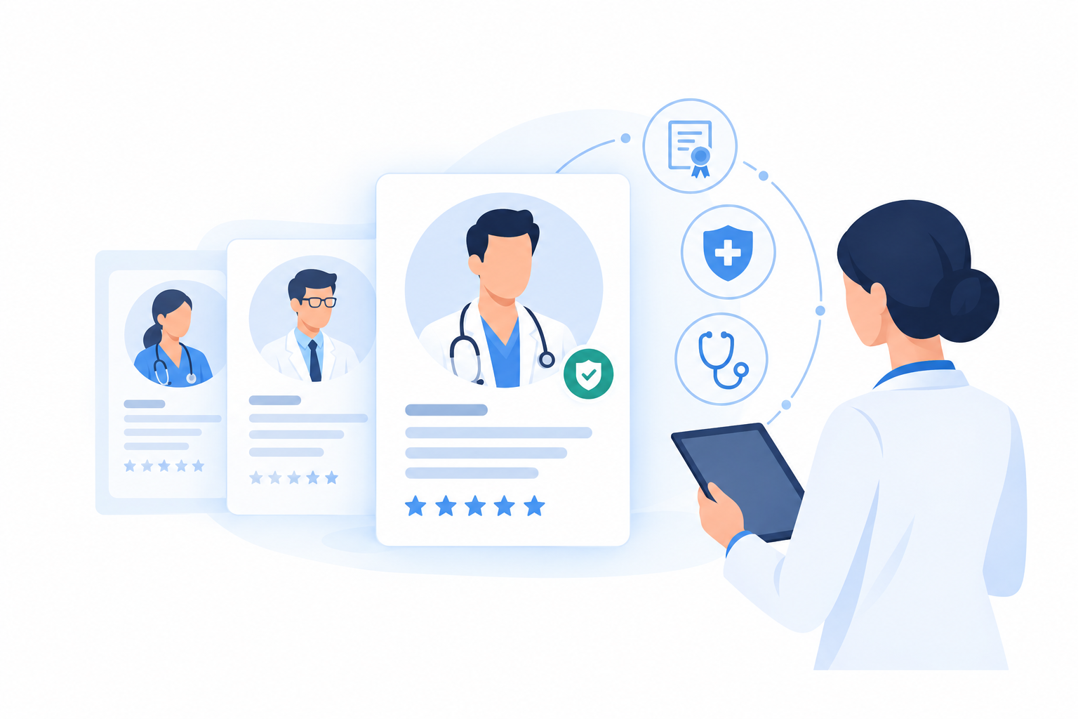 Healthcare and clinical talent screening